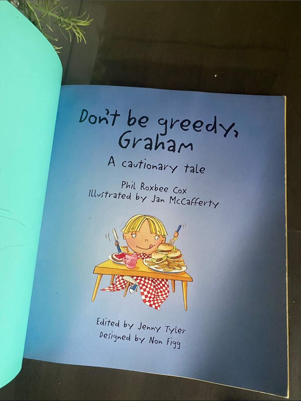 Don't Be Greedy, Graham a Cautionary Tale Book Usborne story - Picture 2 of 7